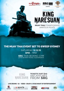 SRG King Naresuan Amateur Event Dec2015 A2 Poster AW2