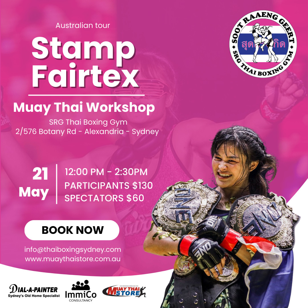 Stamp Fairtex seminar SRG Thai Boxing Gym